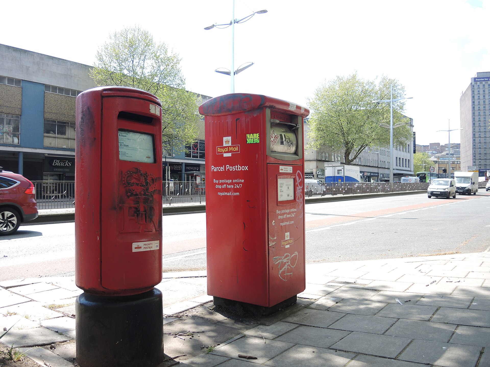 letters parcels